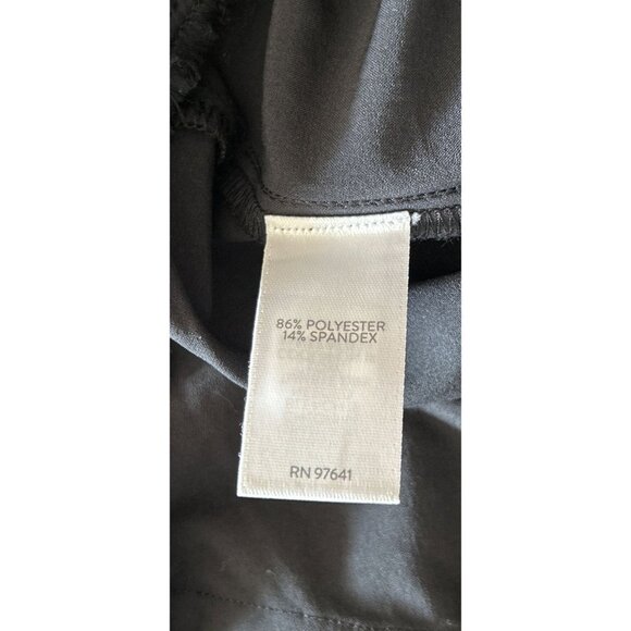 J. Jill Fit Black Cropped Pants Wide Leg with Snap Buttons Size XLarge - Picture 8 of 11